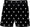 Fleur-de-Lis Black Swim Shorts