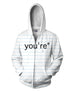 Good Grammar You're* Zip-Up Hoodie